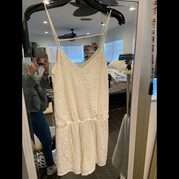 Beaded white romper - Picture 2 of 8